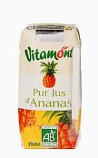 Pur jus d'ananas bio tetra 20cl