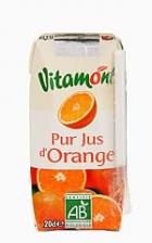 Pur jus d'orange bio tetra 20cl