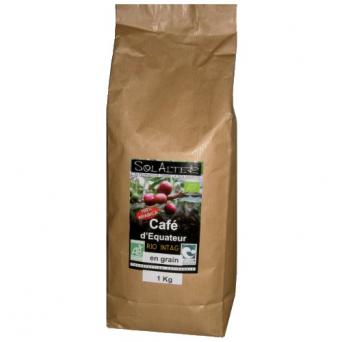 Café bio Equateur Rio Intag grains 1kg