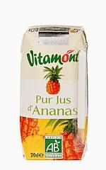 Pur jus d'ananas bio tetra 20cl