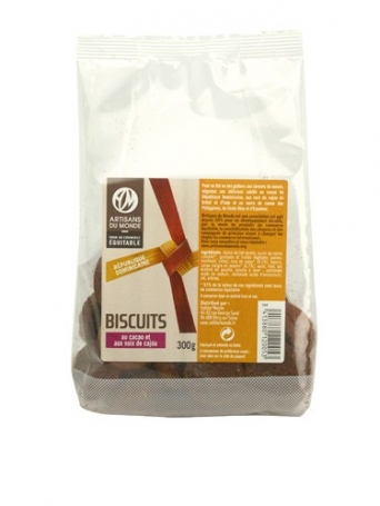 Biscuits cacao noix de cajou